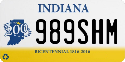 IN license plate 989SHM