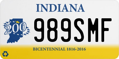 IN license plate 989SMF