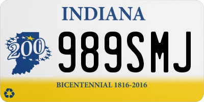 IN license plate 989SMJ