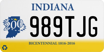 IN license plate 989TJG