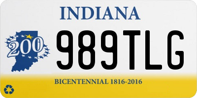 IN license plate 989TLG