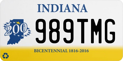 IN license plate 989TMG