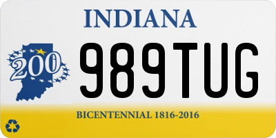 IN license plate 989TUG
