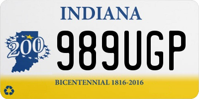 IN license plate 989UGP