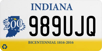 IN license plate 989UJQ