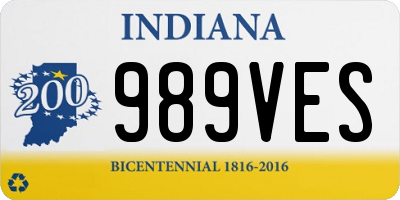 IN license plate 989VES