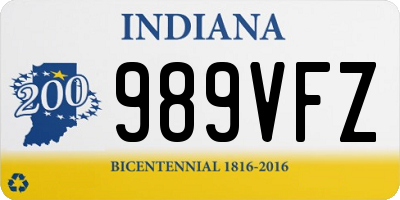 IN license plate 989VFZ