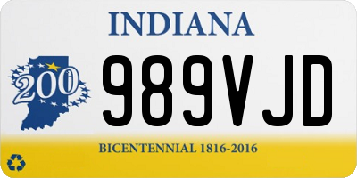 IN license plate 989VJD