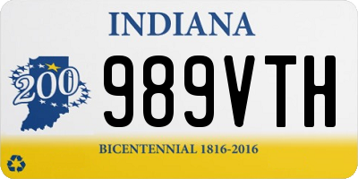 IN license plate 989VTH