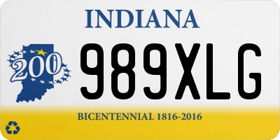 IN license plate 989XLG