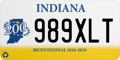 IN license plate 989XLT