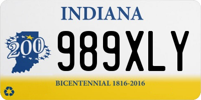 IN license plate 989XLY