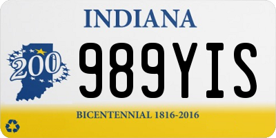 IN license plate 989YIS