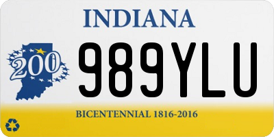 IN license plate 989YLU