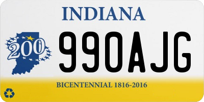 IN license plate 990AJG