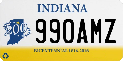 IN license plate 990AMZ