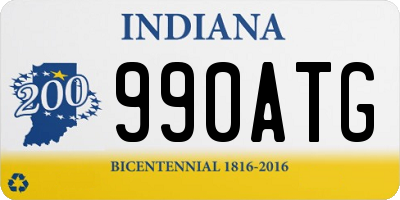 IN license plate 990ATG