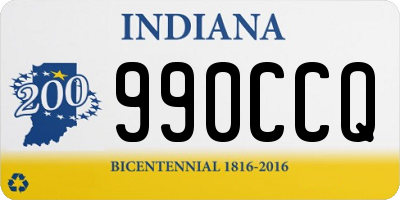 IN license plate 990CCQ