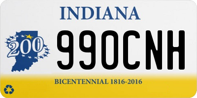 IN license plate 990CNH