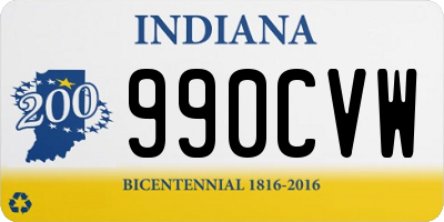 IN license plate 990CVW