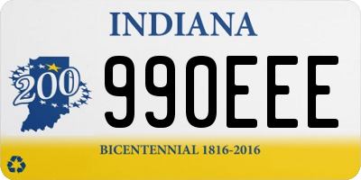 IN license plate 990EEE