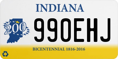 IN license plate 990EHJ