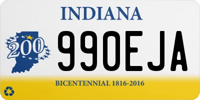 IN license plate 990EJA