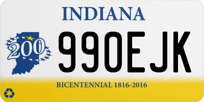 IN license plate 990EJK