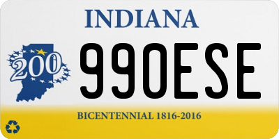 IN license plate 990ESE