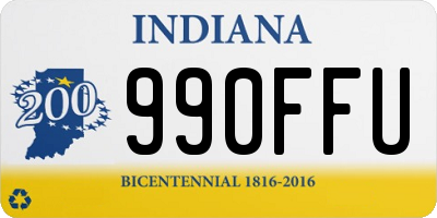 IN license plate 990FFU