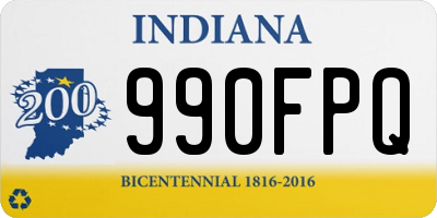 IN license plate 990FPQ