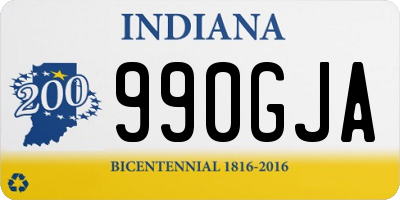 IN license plate 990GJA