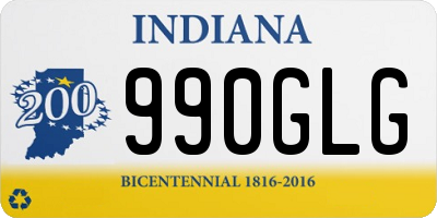 IN license plate 990GLG