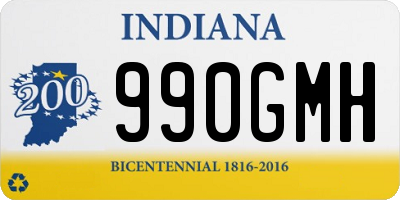 IN license plate 990GMH