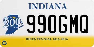 IN license plate 990GMQ