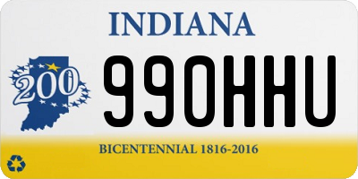 IN license plate 990HHU