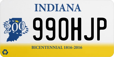 IN license plate 990HJP