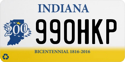 IN license plate 990HKP