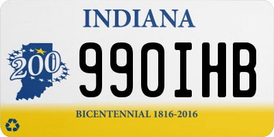 IN license plate 990IHB