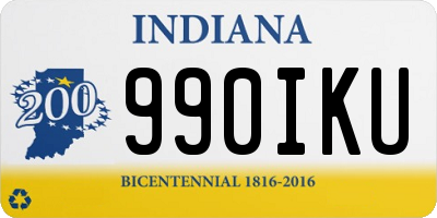 IN license plate 990IKU