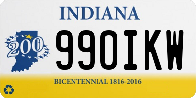 IN license plate 990IKW