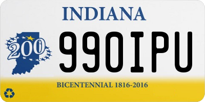 IN license plate 990IPU