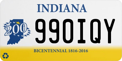 IN license plate 990IQY