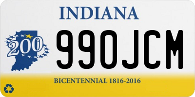 IN license plate 990JCM