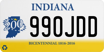 IN license plate 990JDD