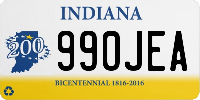 IN license plate 990JEA