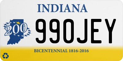 IN license plate 990JEY