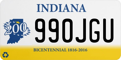 IN license plate 990JGU