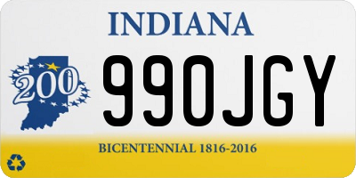 IN license plate 990JGY