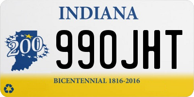 IN license plate 990JHT